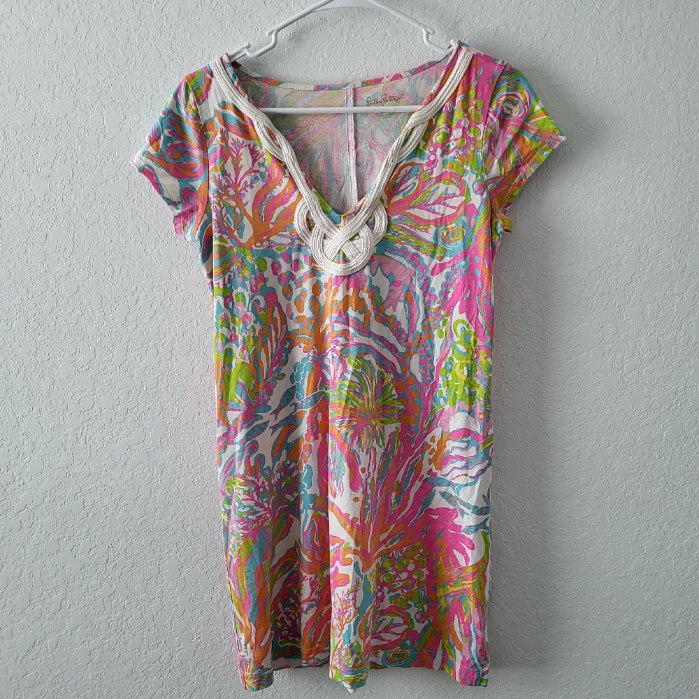 Lilly Pulitzer Brewster 100% Cotton Dress - Scuba to Cuba
